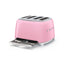 Smeg Retro-Style 4-Slice Toaster TSF03PKUS (Pink)
