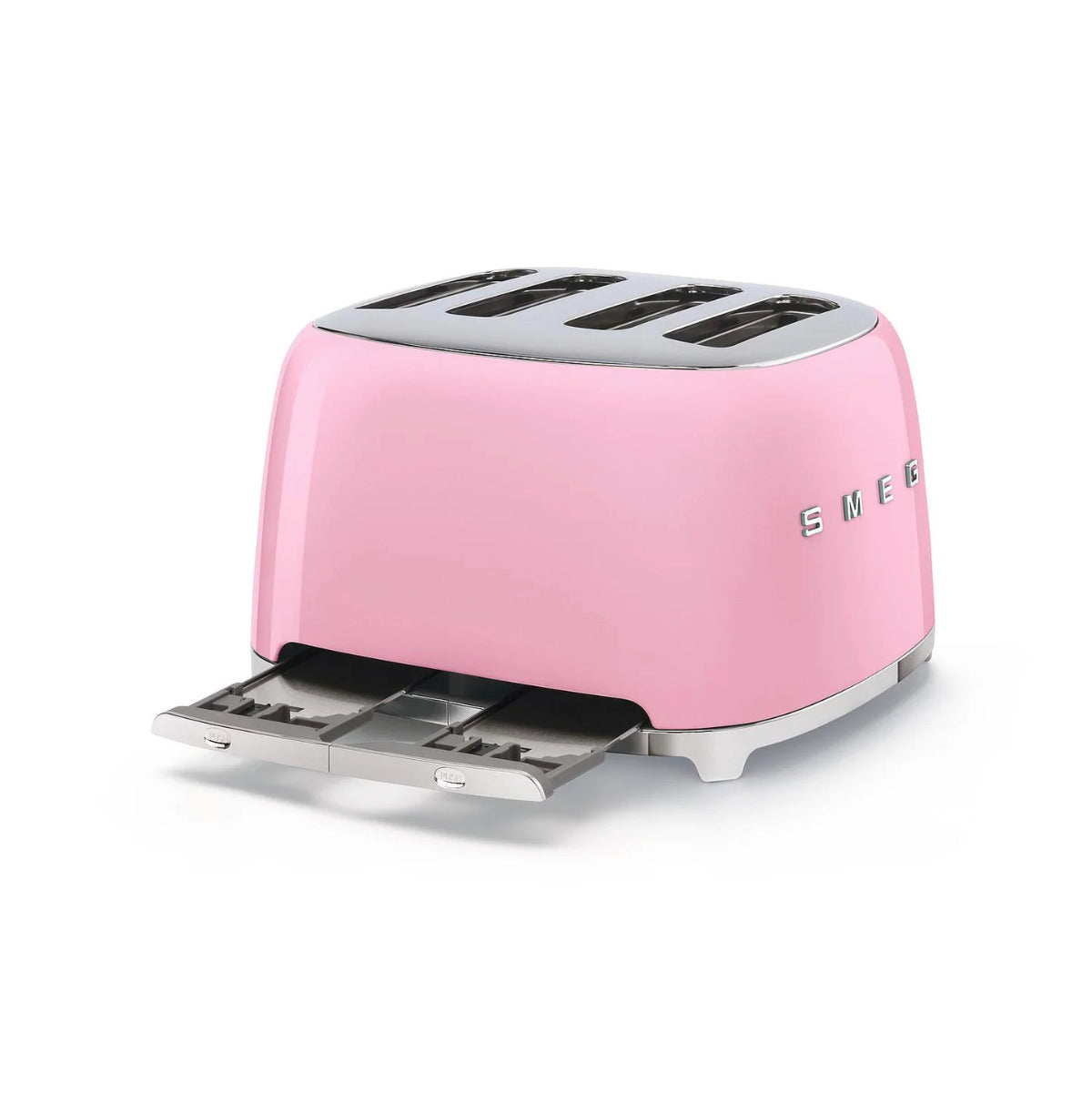 Smeg Retro-Style 4-Slice Toaster TSF03PKUS (Pink)