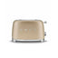 Smeg Retro-Style 2-Slice Toaster TSF01CHMUS (Matte Champagne)