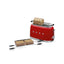 Smeg Retro-Style 4-Slice Toaster TSF02RDUS (Red)