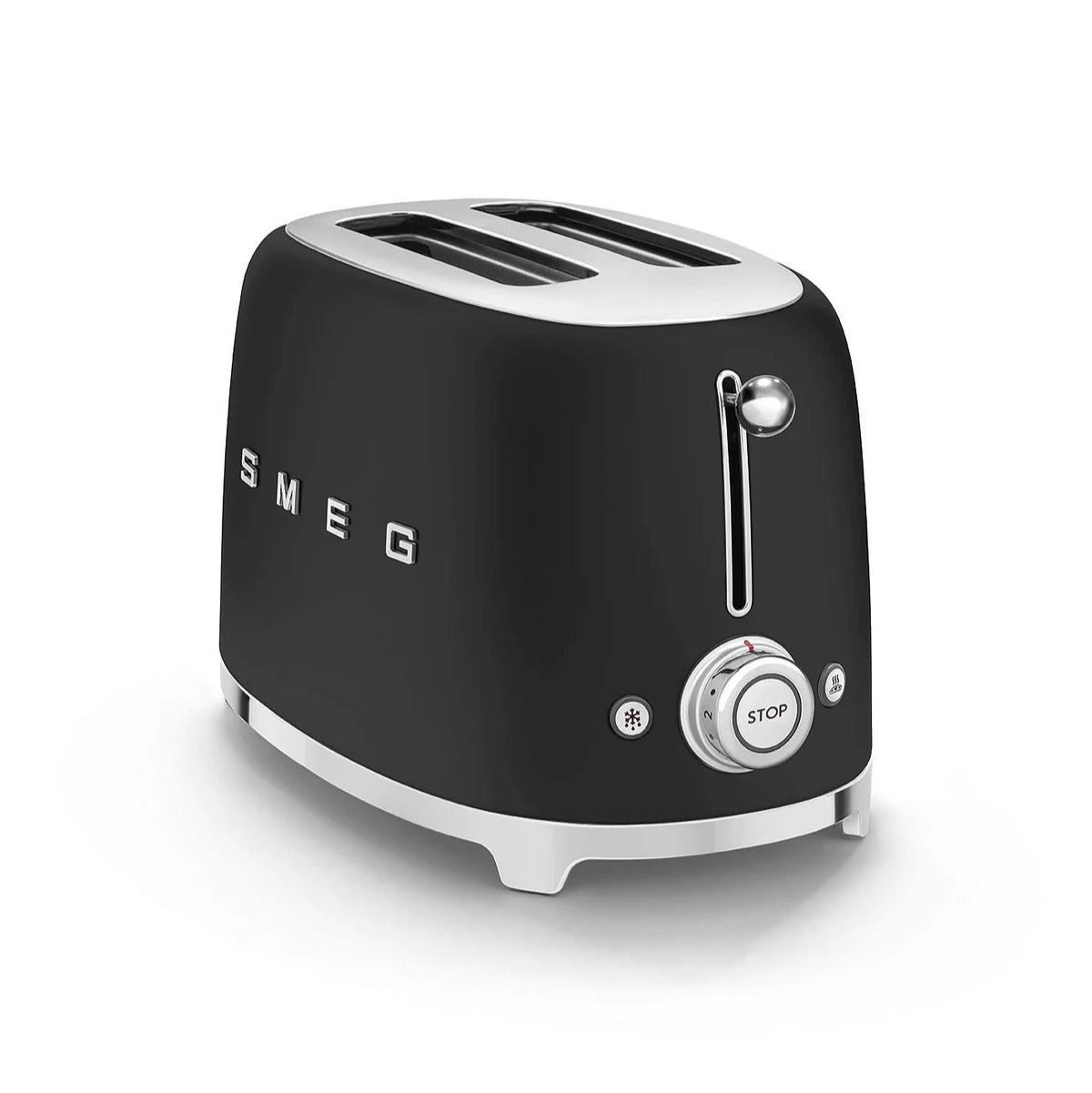 Smeg Retro-Style 2-Slice Toaster TSF01BLMUS (Matte Black)