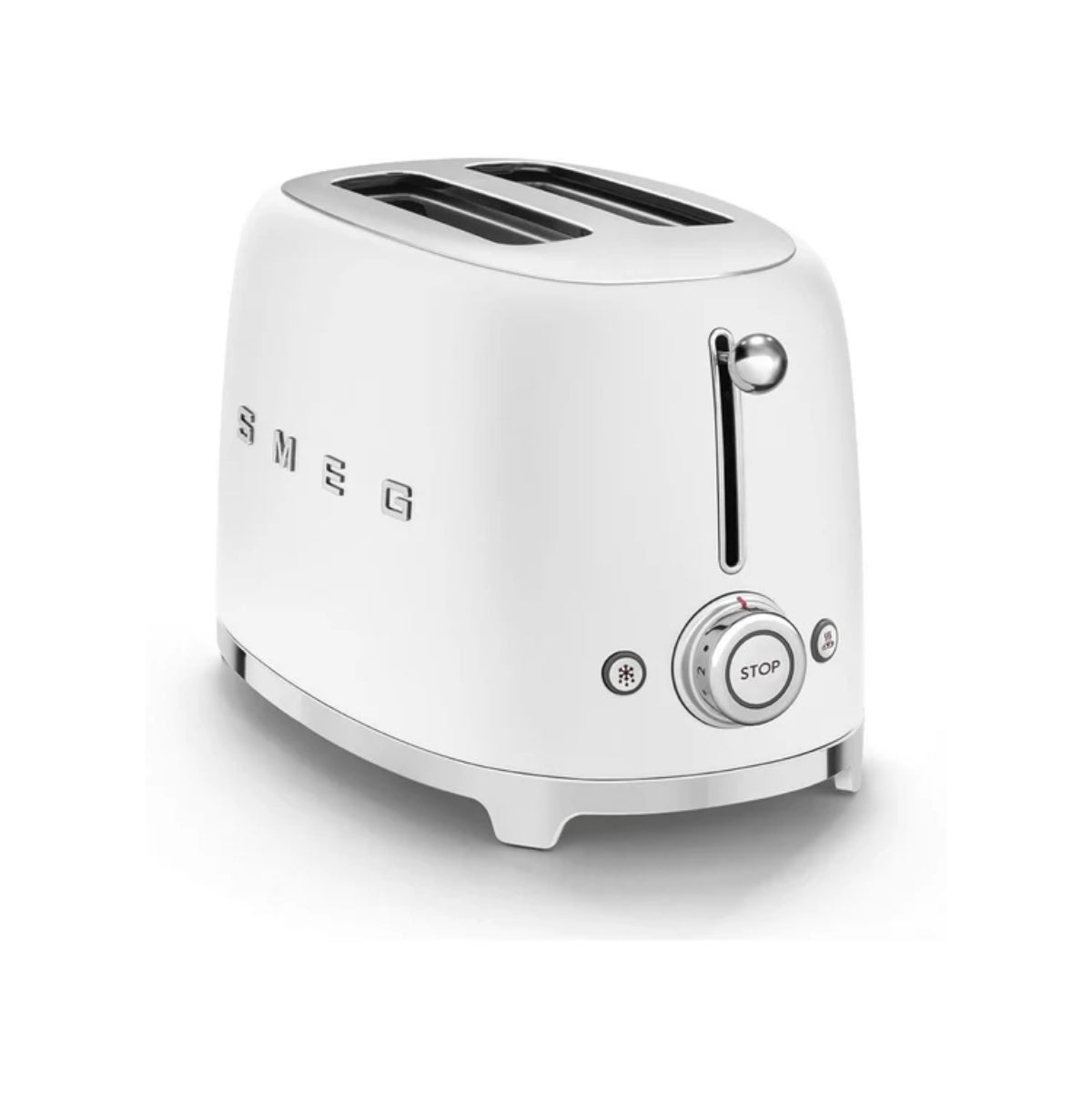 Smeg Retro-Style 2-Slice Toaster TSF01WHMUS (Matte White)