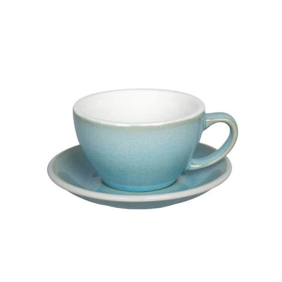 Loveramics Egg Latte Cup & Saucer - Potters Colours (300ml)