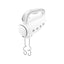 Smeg Retro-Style Hand Mixer HMF01WHUS (White)