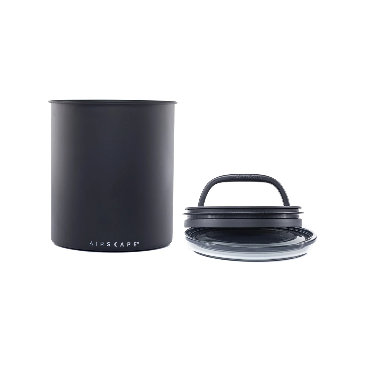 Airscape Coffee Bean Canister Planetary Design (Matte Charcoal Black)