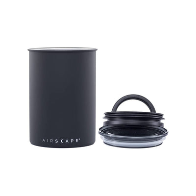 Airscape Coffee Bean Canister Planetary Design (Matte Charcoal Black)