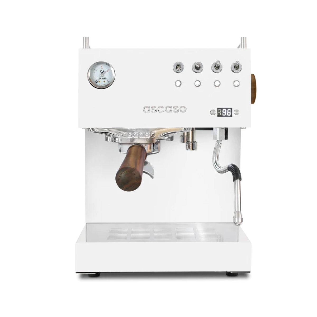 Ascaso Steel Duo V2 PID Dual Thermoblock Espresso Machine (White)