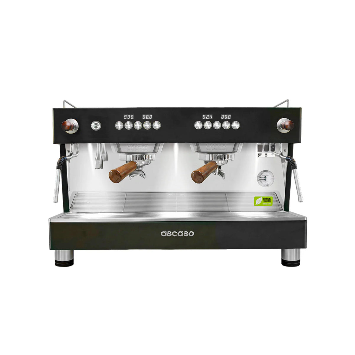 Ascaso Barista T One Raised ETL With Joystick Commercial Espresso Machine (Black)