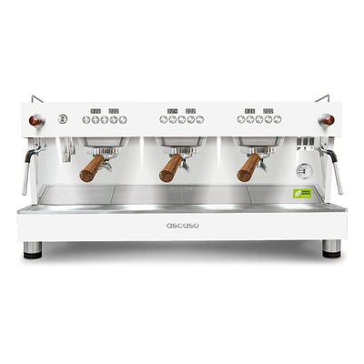 Ascaso Barista T One Raised ETL With Joystick Commercial Espresso Machine (White)