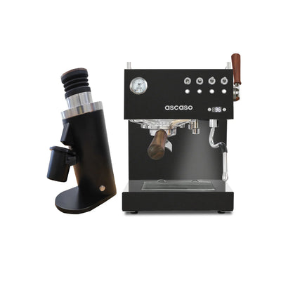 Ascaso Steel Duo Plus V2 PID (Black) & DF64 Gen 2 (Black) Bundle