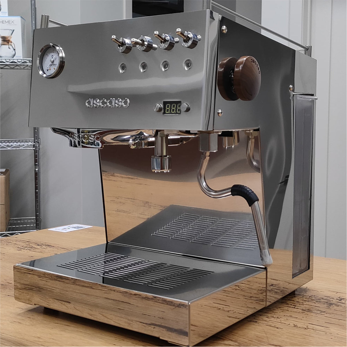 Ascaso Steel Duo V2 PID Dual Thermoblock Espresso Machine (Open Box #31 - Polished)