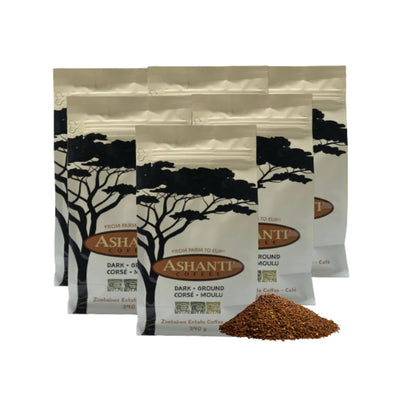 Ashanti Dark Roast Ground Coffee (340g x 6)