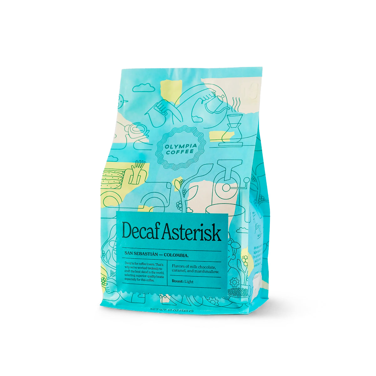 Decaf Asterisk Espresso Whole Bean Coffee (340g)