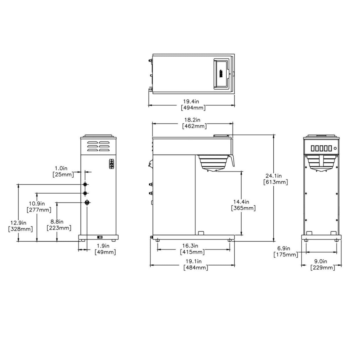 BUNN Airpot Dispensed Coffee Brewer (CW15 - APS)