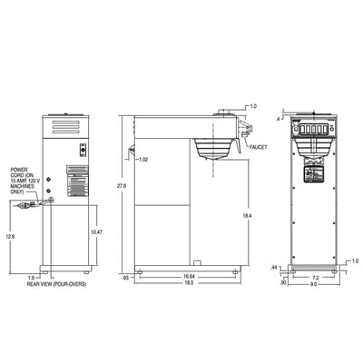 BUNN - Thermal Server Dispensed Coffee Brewer (CW15-TS)
