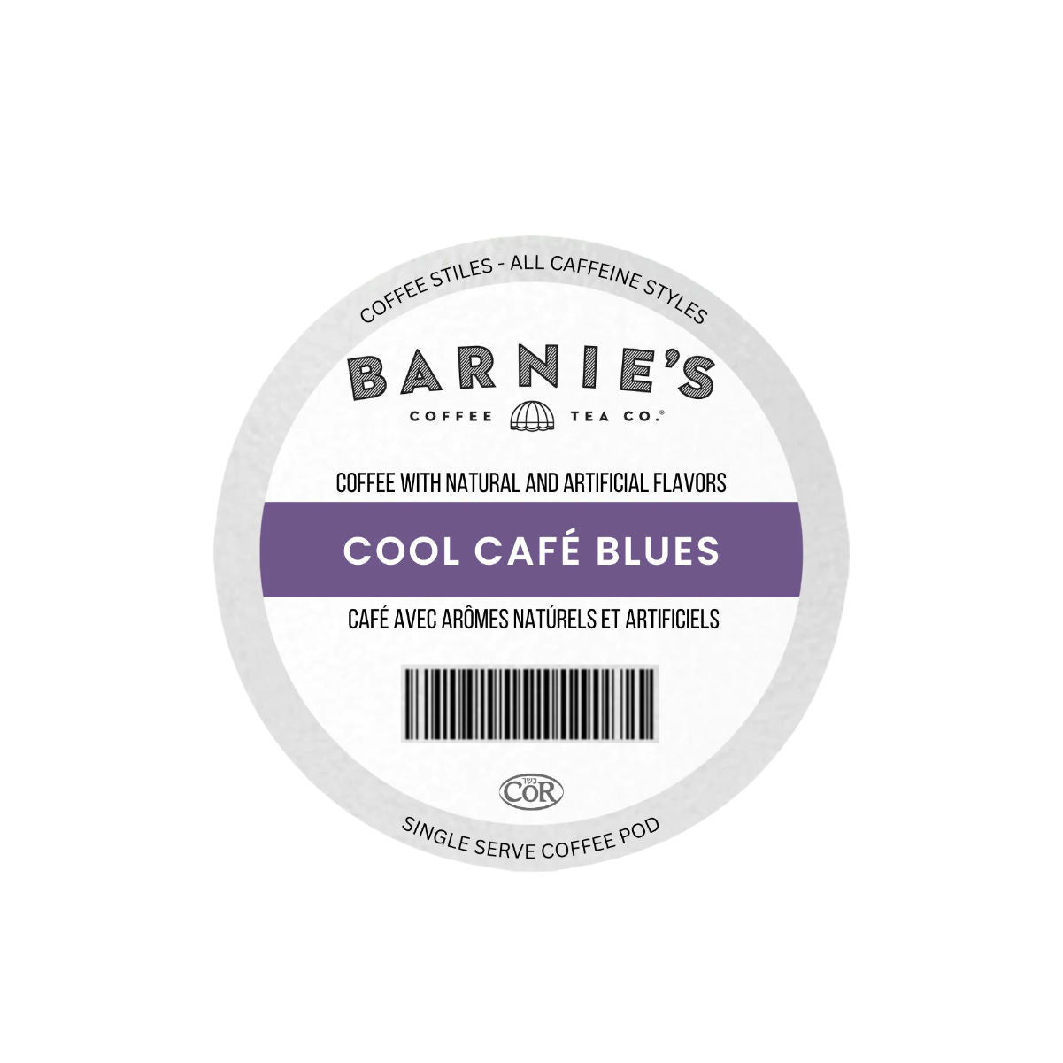 Barnie's Cool Cafe Blues Single-Serve Coffee Pods