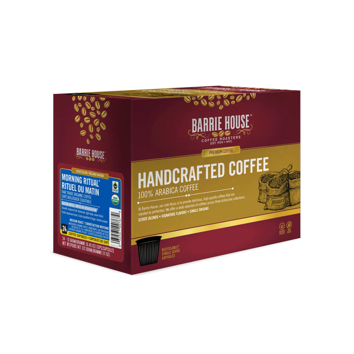 Barrie House Morning Ritual Single-Serve Coffee Pods