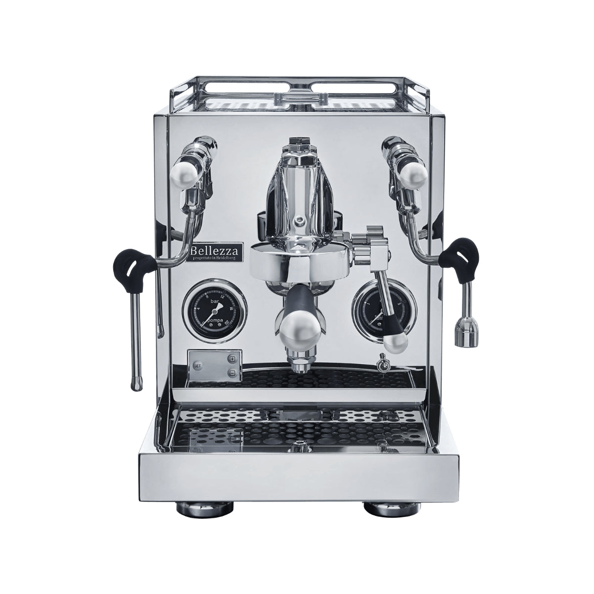 Bellezza Inizio Leva R Dual Circuit Rotation Semi-Automatic Espresso Machine (Stainless Steel)