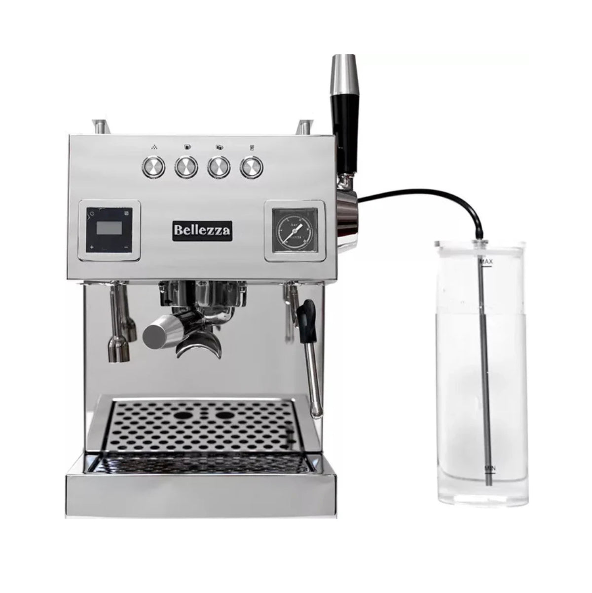 Dual-Boiler Semi-Automatic Espresso Machine – Bellezza Bellona (Stainless Steel)