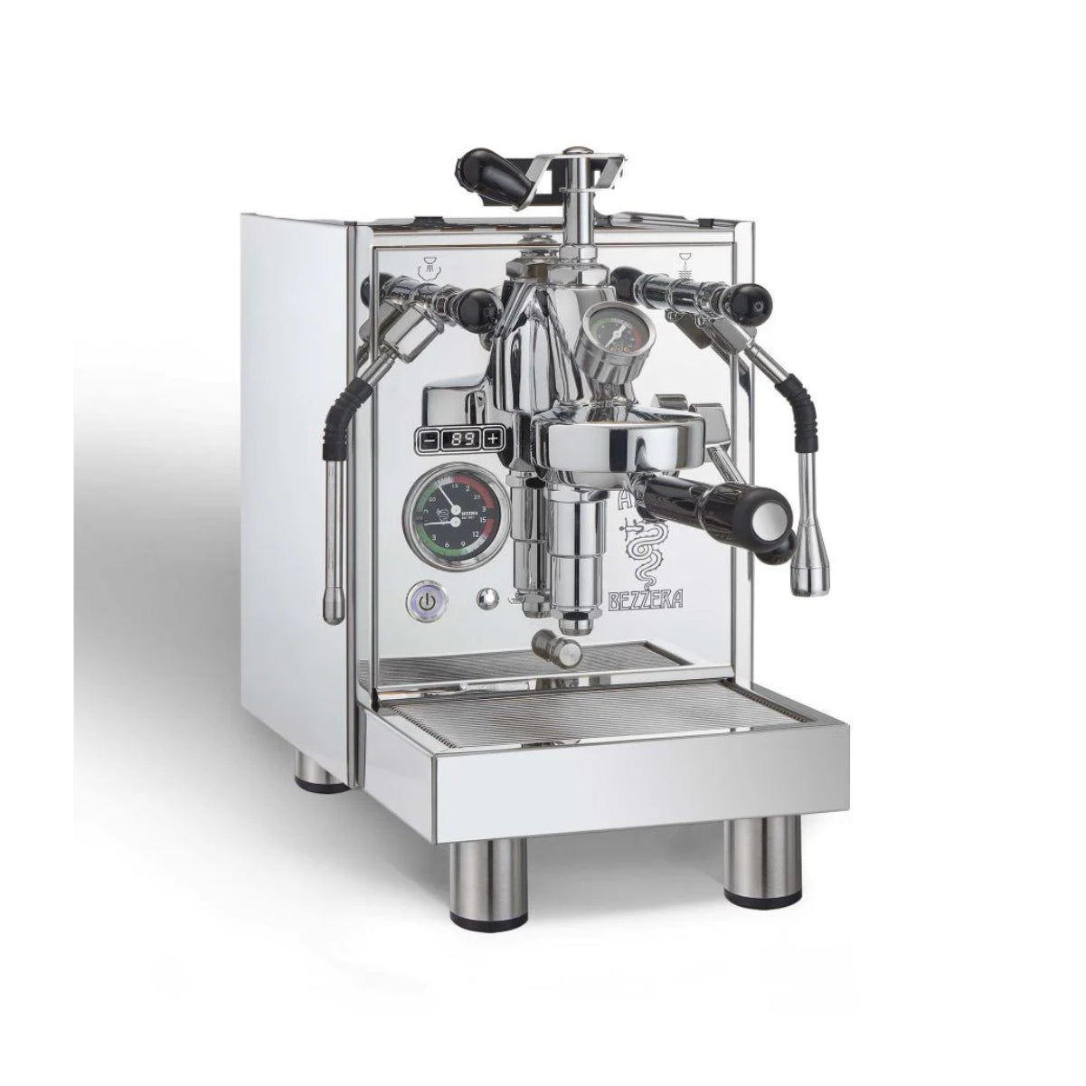 Bezzera Aria MN With Flow Control Semi-Automatic Espresso Machine (Open Box #7 - Chrome)