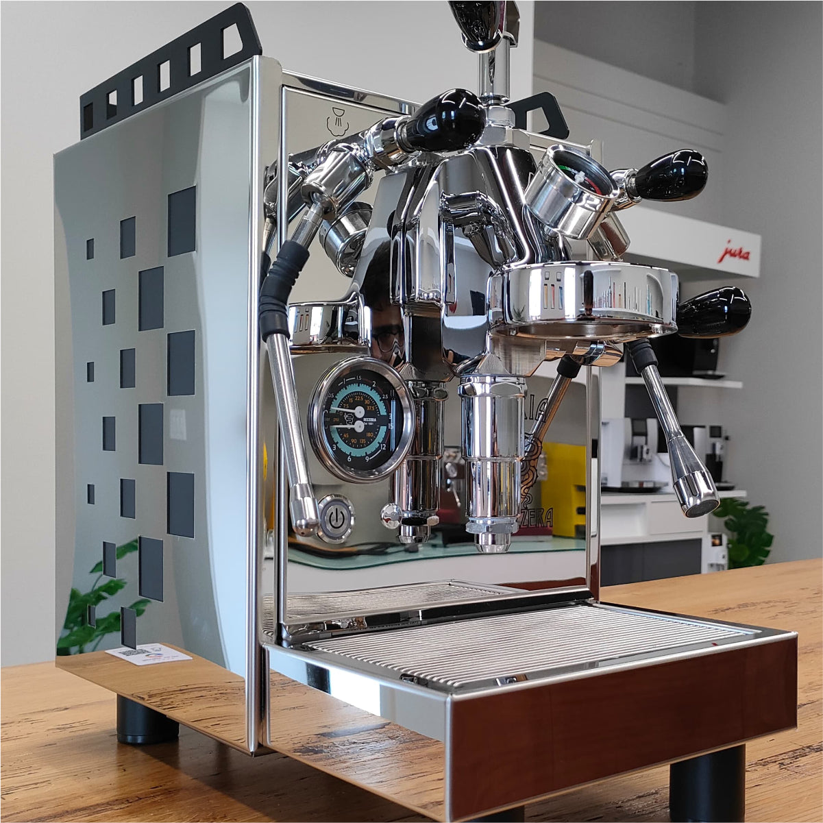 Bezzera Aria MN With Flow Control Semi-Automatic Espresso Machine (Open Box #7 - Chrome)