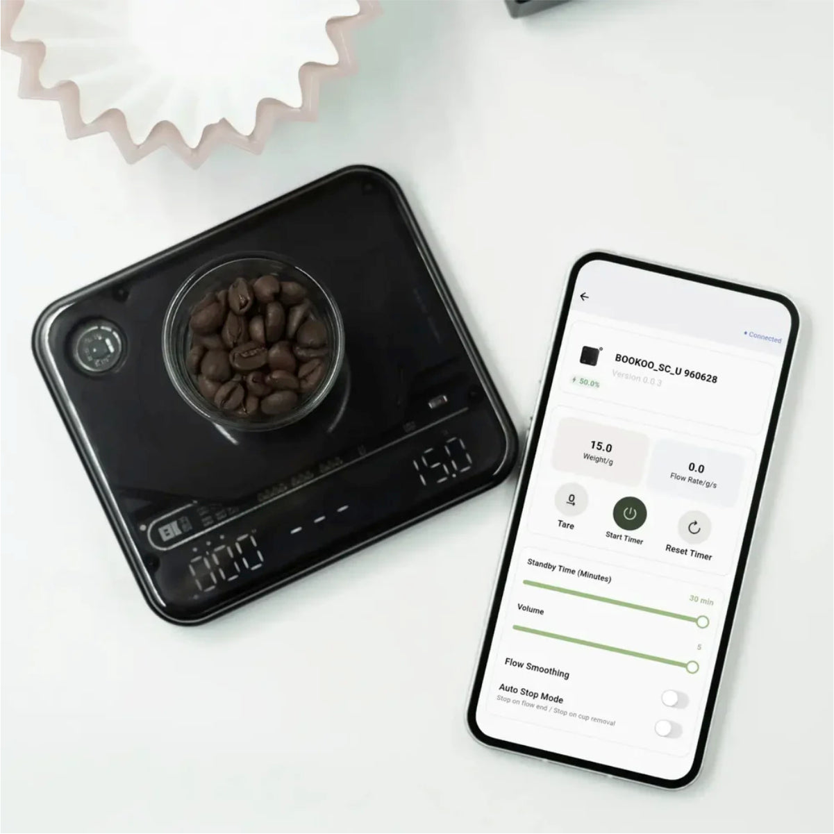 Balance à café lunaire Acaia (noire)