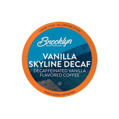 Brooklyn Bean Decaf Vanilla Skyline Single-Serve Coffee Pods