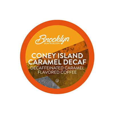 Brooklyn Bean Coney Island Caramel Decaf Single-Serve Coffee Pods