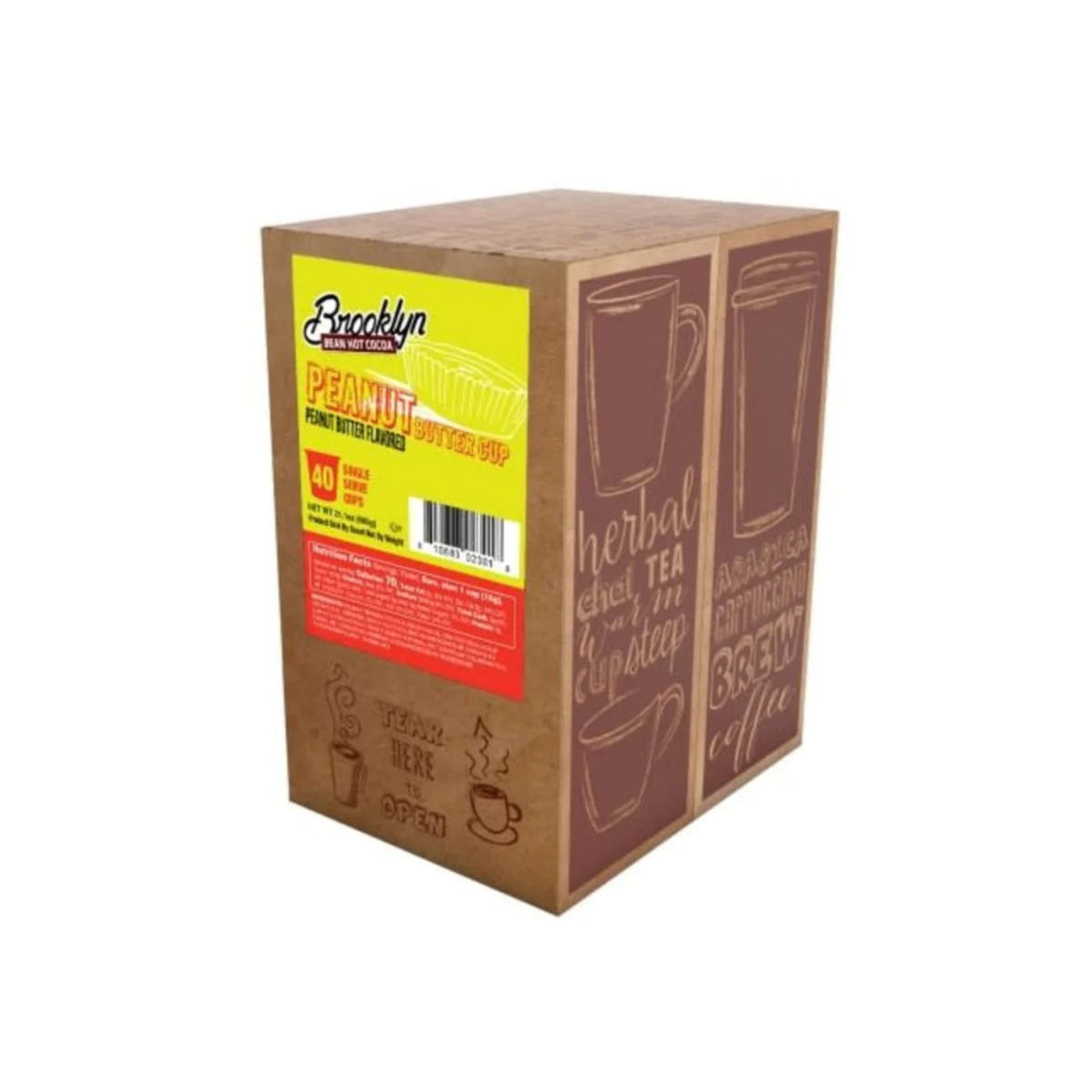 Butter Single Brooklyn Bean Hot Choc Peanut Butter Single-Serve Coffee Pods – The ...