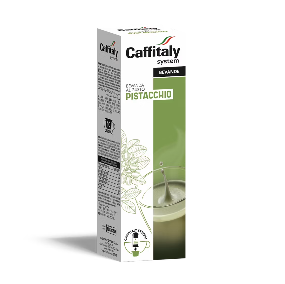 Caffitaly Pistacchio (Pistachio) Caffitaly System Capsules (Pack of 10)