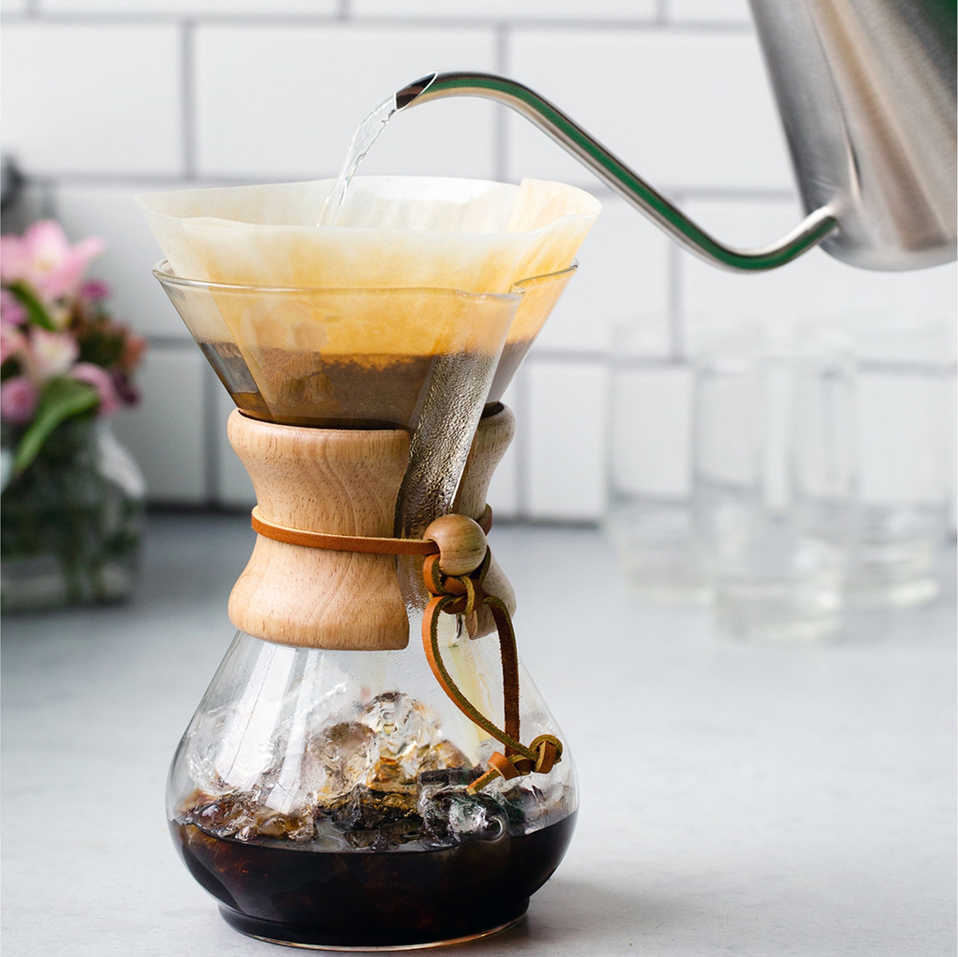 Chemex Pour Over Coffee Glass Coffee Maker Chemex Chemex Filters