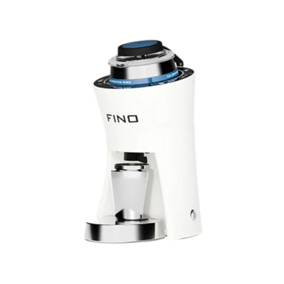 Moulin à café expresso monodose Compak Fino avec balance intégrée (Blanc)
