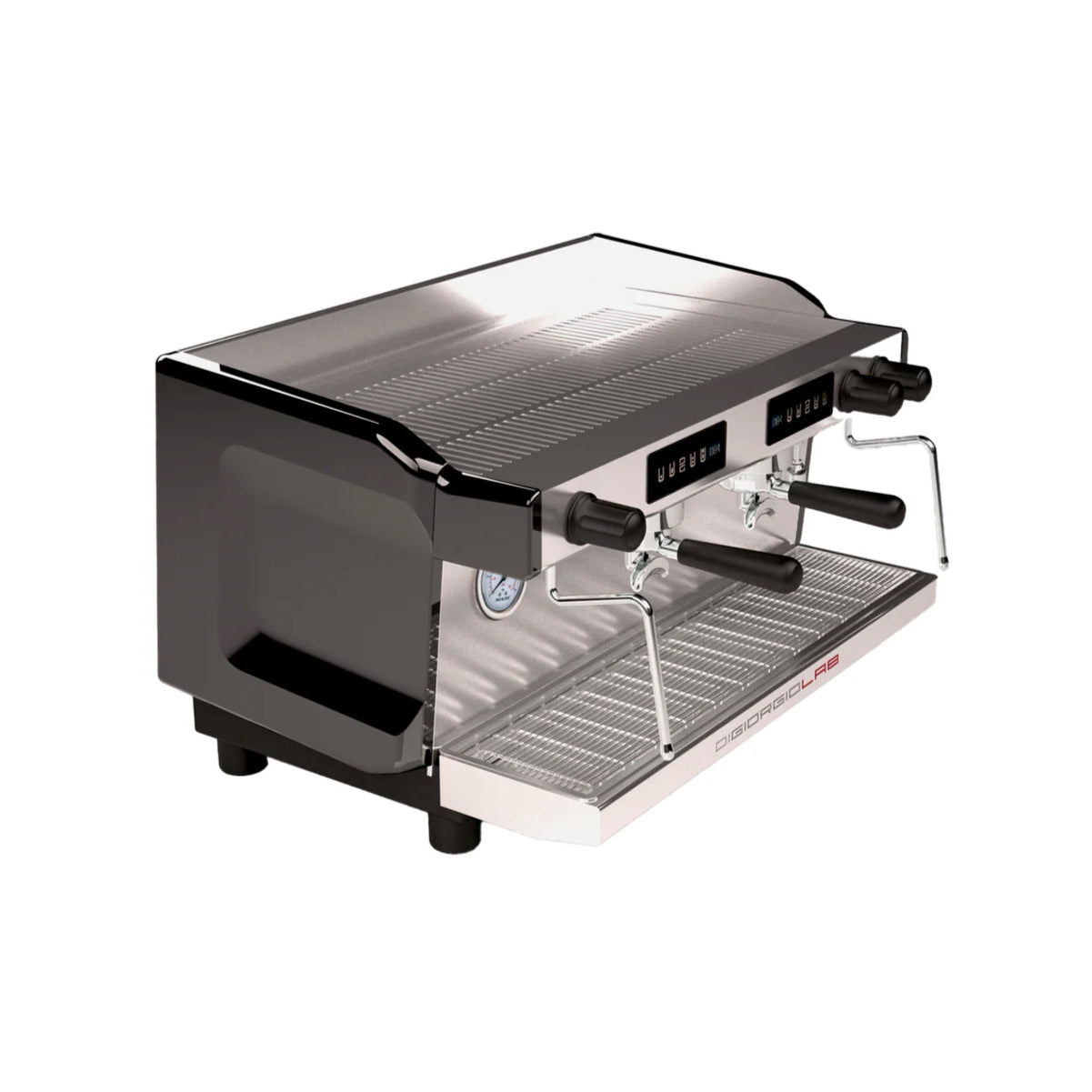 Machine à expresso volumétrique professionnelle Di Giorgio LAB 100 - 2 groupes 220V (Noir)