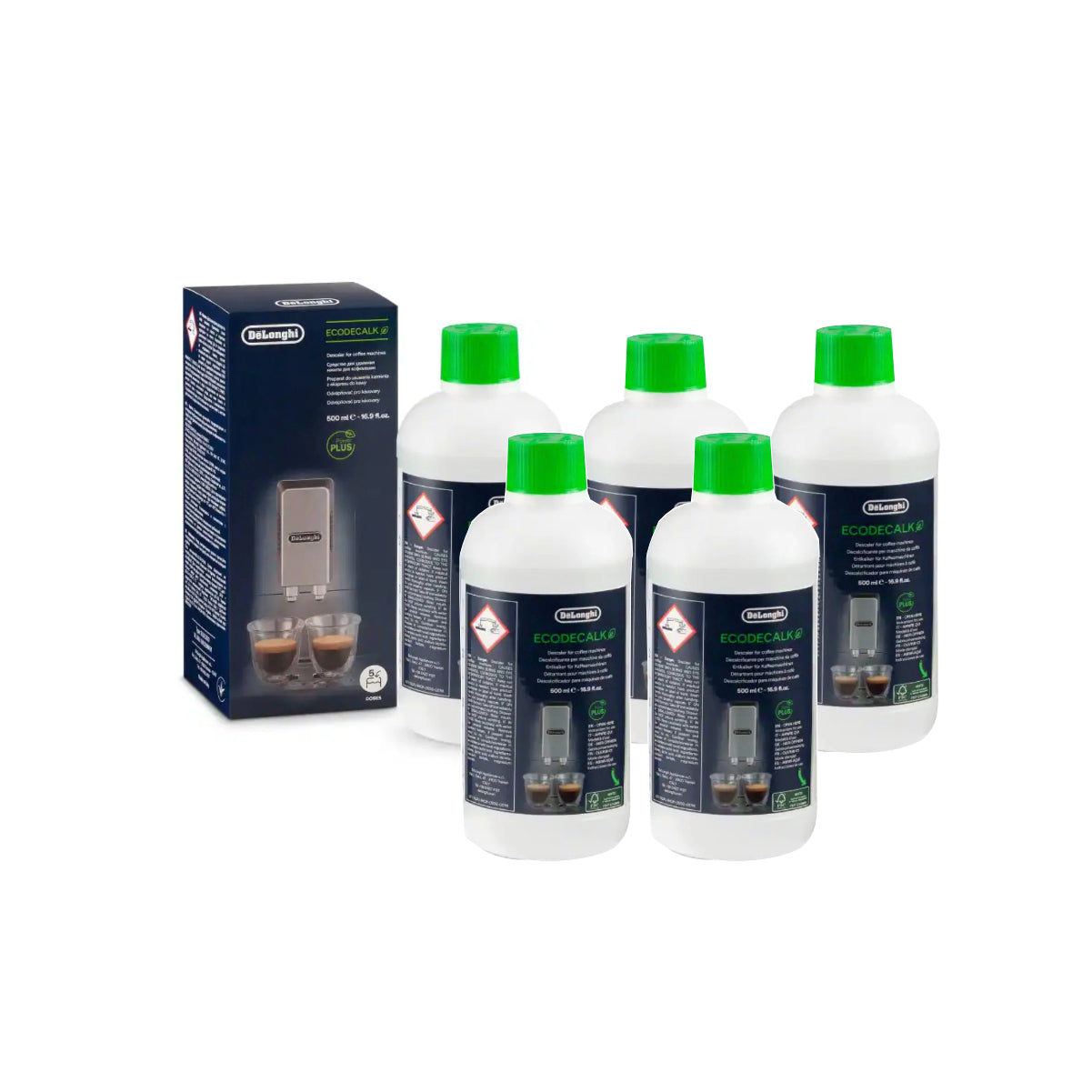 De'Longhi EcoDecalk Descaler 16.90 oz - DLSC500 x 5