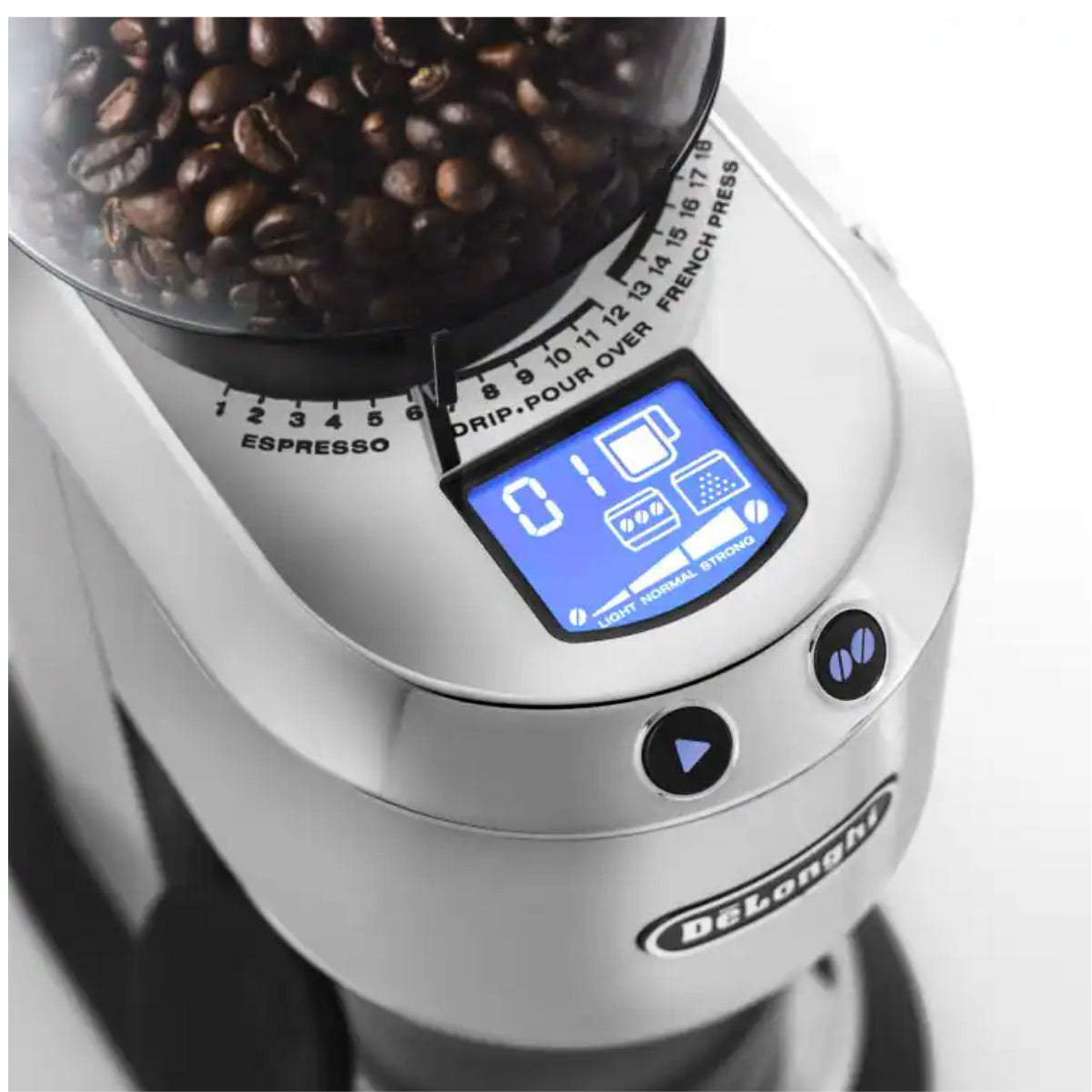 De Longhi Dedica Conical Burr Coffee Grinder KG521M The