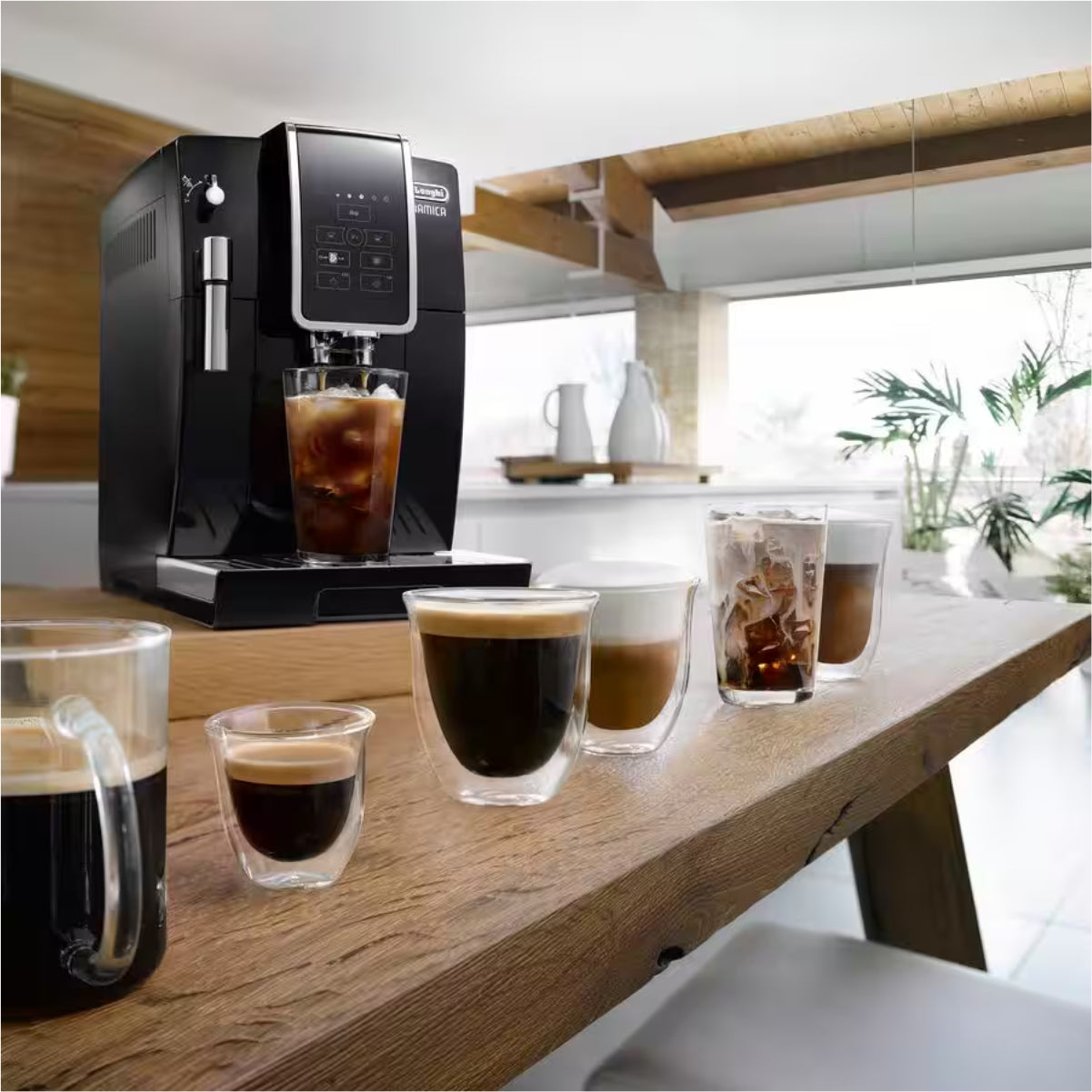 De Longhi Dinamica Automatic Espresso Coffee Machine Black