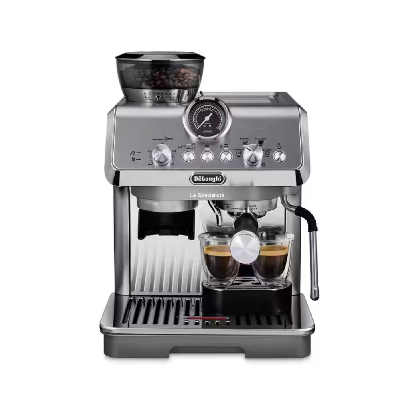 De'Longhi La Specialista Arte Evo Semi-Automatic Espresso Machine with Cold Brew (Metal) - EC9255M