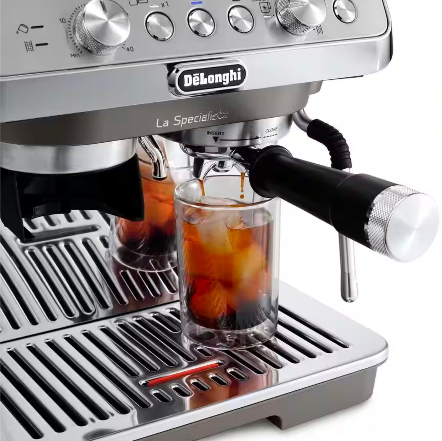 De'Longhi La Specialista Arte Evo Semi-Automatic Espresso Machine with Cold Brew (Metal) - EC9255M