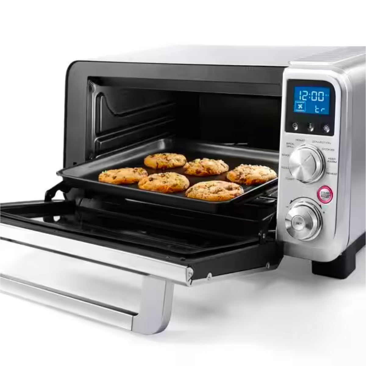 De Longhi Livenza Compact Convection Toaster Oven Stainless Steel