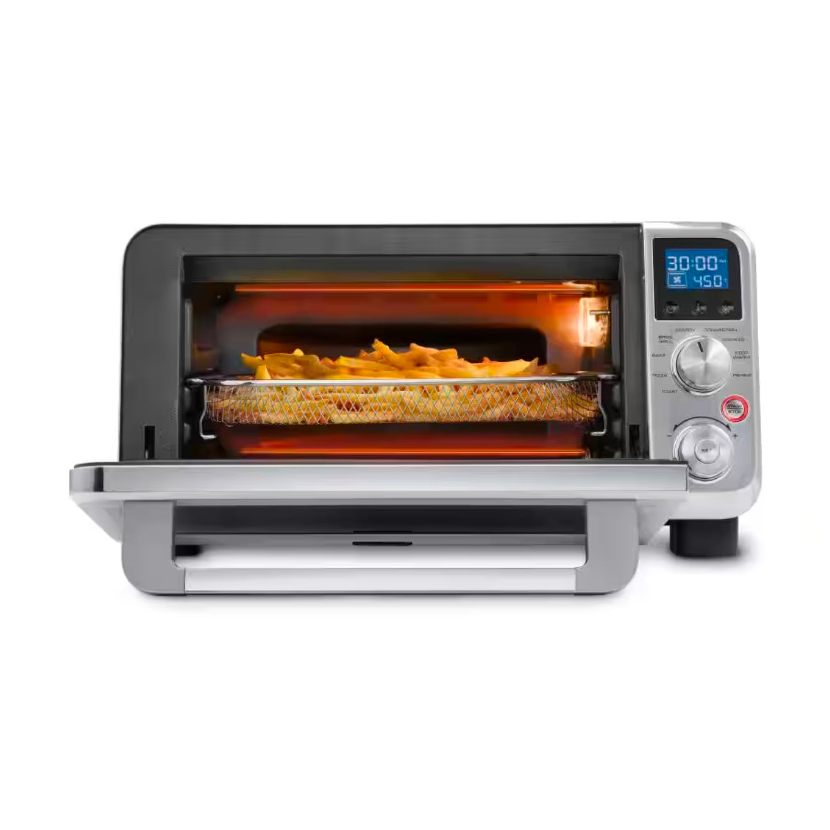 De'Longhi Livenza Compact Air Fry Convection Toaster Oven (Stainless Steel) - EO141164M