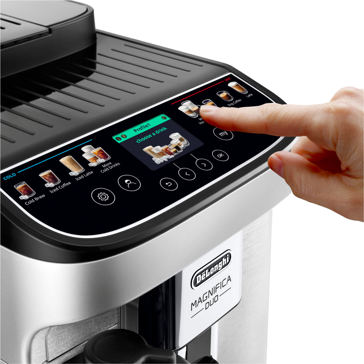 De'Longhi Magnifica Duo Super Automatic Espresso Machine - ECAM33080SXB