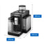 De'Longhi Rivelia Super Automatic Espresso Machine with Removable Bean Hopper And Latte Crema (EXAM44055B - Onyx Black)