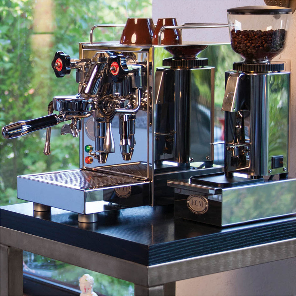 ECM Mechanika VI Slim Semi-Automatic Espresso Machine (Stainless Steel ...