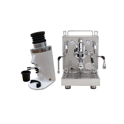 ECM Mechanika Max & DF64 Grinder (White) Bundle