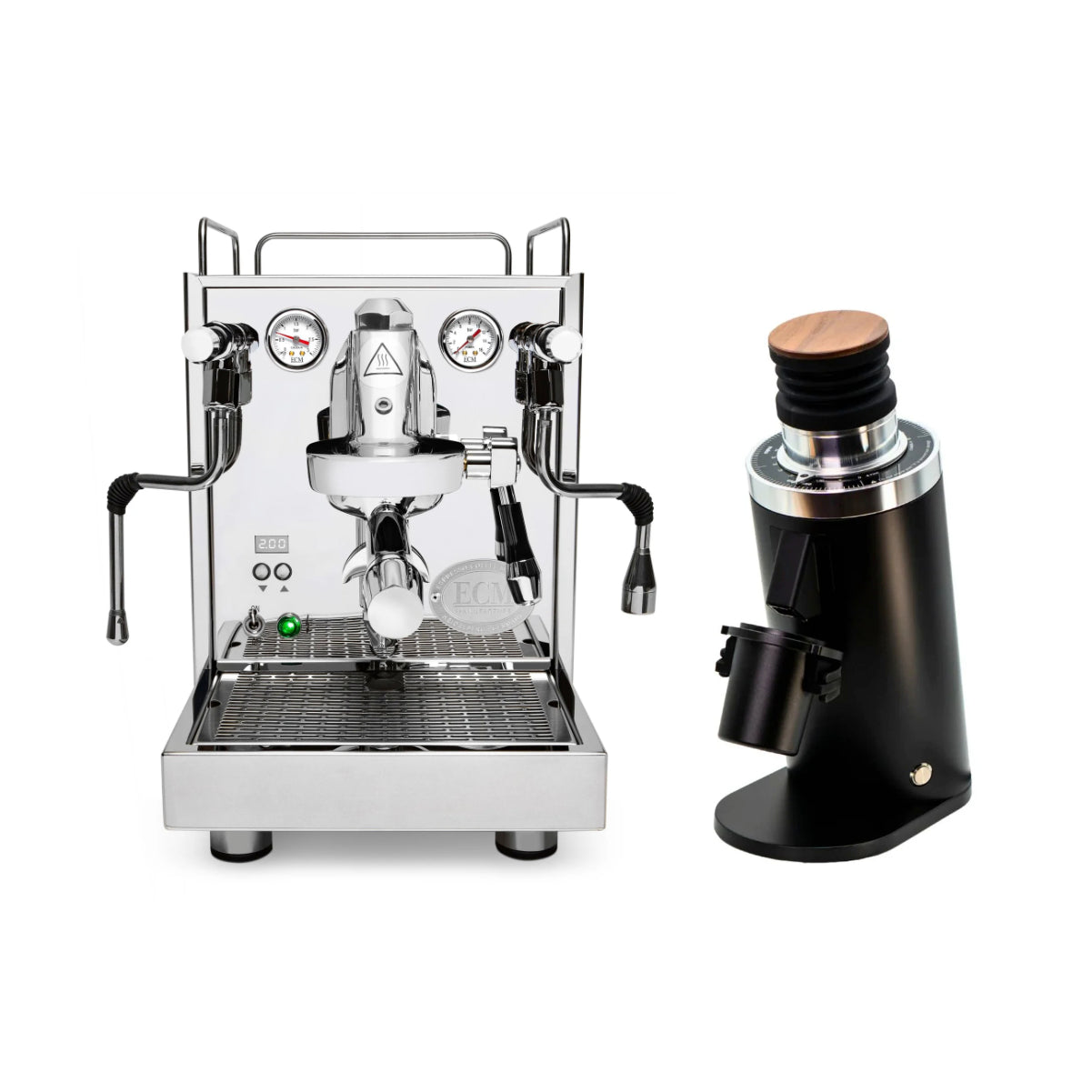 ECM Mechanika Max & DF64 Grinder (Black) Bundle