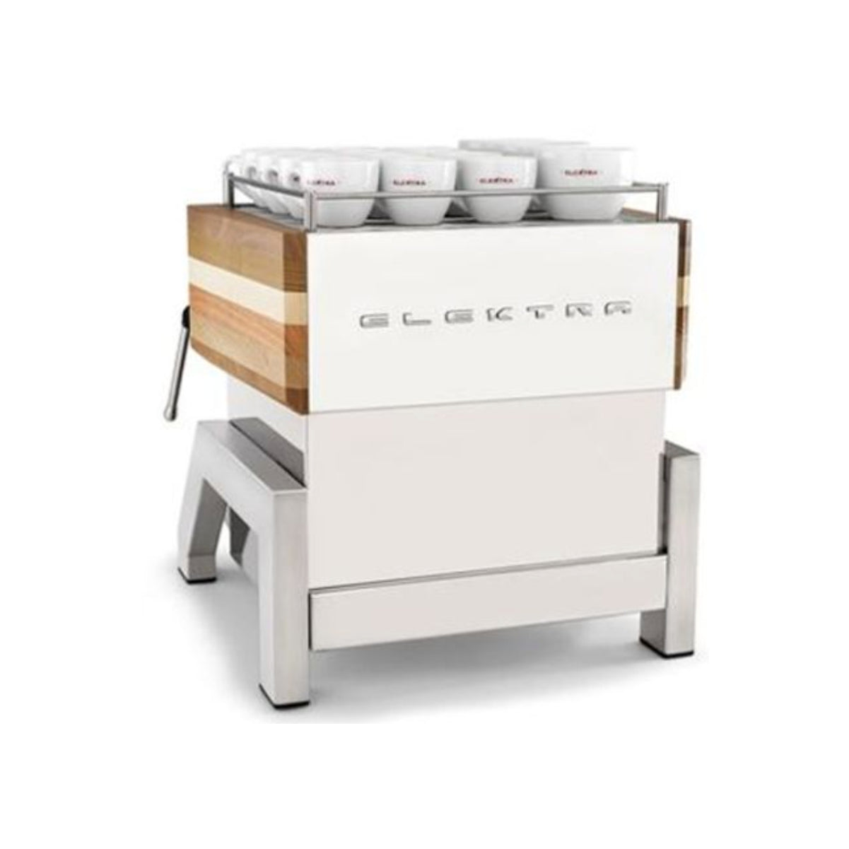 Elektra Verve Dual Boiler Semi-Automatic Espresso Machine - (Stainless Steel & Oak)