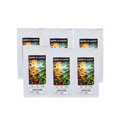 Empire Of Coffee House Blend Espresso - 1 kg x 6