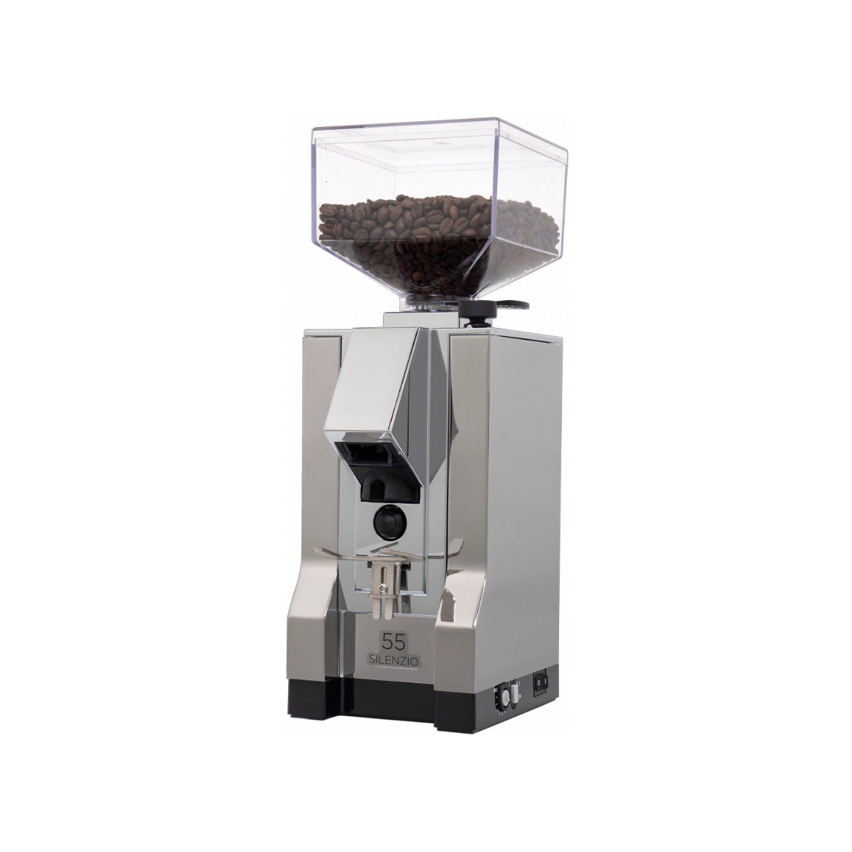 Eureka Mignon Silenzio 55 Flat Burr Coffee Grinder (Chrome)