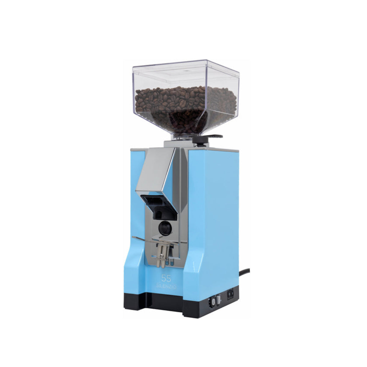 Eureka Mignon Silenzio 55 Flat Burr Coffee Grinder (Pale Blue)