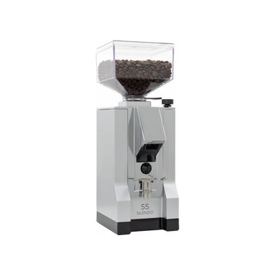 Eureka Mignon Silenzio 55 Flat Burr Coffee Grinder (Grey/Silver)